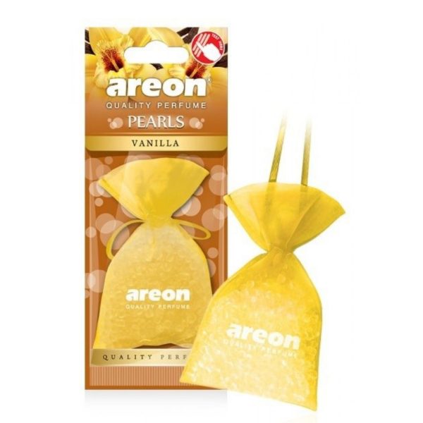 Car air freshener granules with a vanilla scent